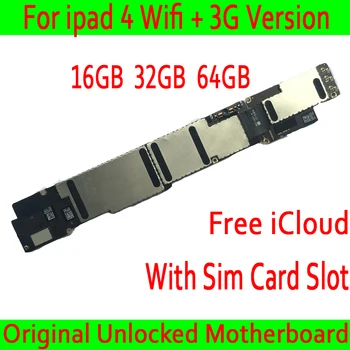 For iPad 4 Motherboard Wifi+3G Version with Sim Card Slot,100% Original unlocked for iPad 4 Mainboard 16GB / 32GB / 64GB
For iPad 4 Motherboard Wifi+3G Version with Sim Card Slot,100% Original unlocked for iPad 4 Mainboard 16GB / 32GB / 64GB