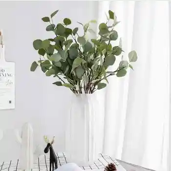 Wedding Party Nodic Home Indoor Hotel Desktop Decoration Artificial Hairy Eucalyptus Leaf Plants Fake Silk Plant Leaves Green
Wedding Party Nodic Home Indoor Hotel Desktop Decoration Artificial Hairy Eucalyptus Leaf Plants Fake Silk Plant Leaves Green