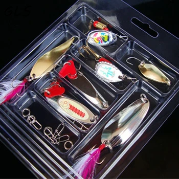 2020 new 9pcs/lot Fishing lures Set Sequin Spoon Artificial Hard Lures Pesca Isca Baits
2020 new 9pcs/lot Fishing lures Set Sequin Spoon Artificial Hard Lures Pesca Isca Baits