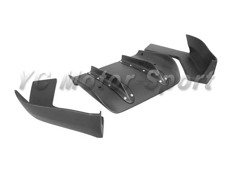 2008-2013 Infiniti G Series V36 Coupe LB Performance LB Works Style Rear Diffuser & Spats FRP (2)