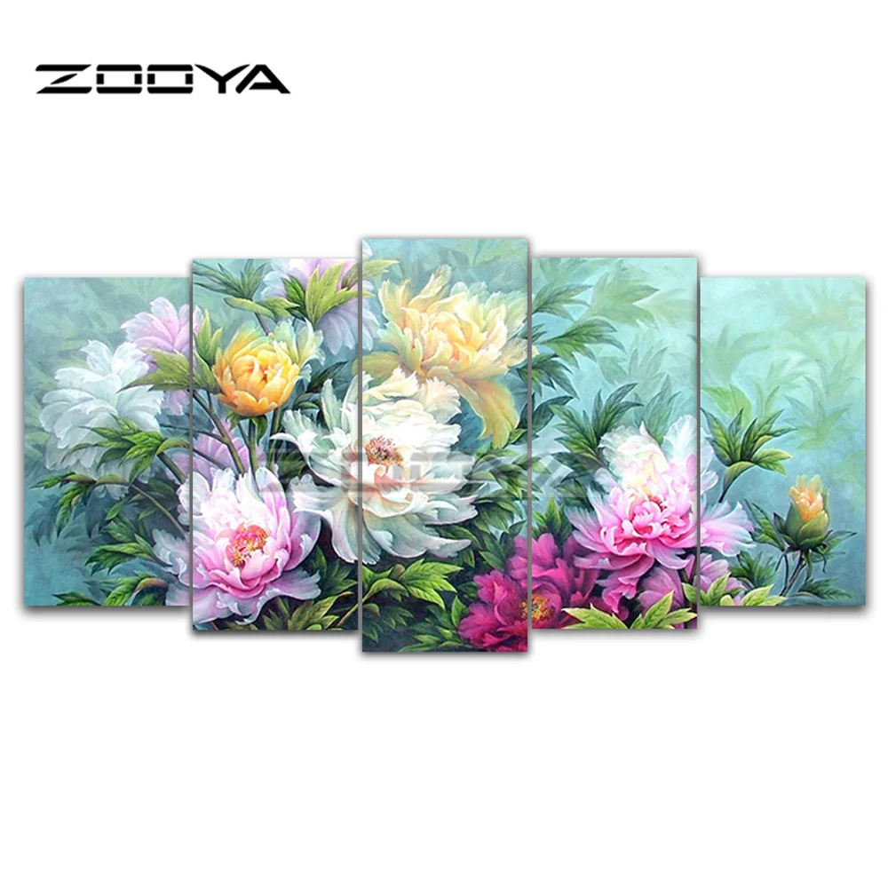 ZOOYA 5D DIY Diamond Embroidery Beautiful Peony Flower 5pcs Combination Diamond Painting Cross Stitch Rhinestone Decor BK328
ZOOYA 5D DIY Diamond Embroidery Beautiful Peony Flower 5pcs Combination Diamond Painting Cross Stitch Rhinestone Decor BK328