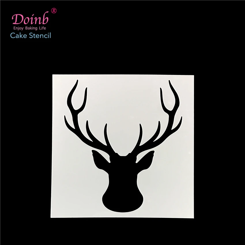 Christmas Deer Head Plastic Cake Stencil Pad Spray Flower Mold Strew Duster Cupcake Fondant Decoration Baking Tool Moulds FQ4101
Christmas Deer Head Plastic Cake Stencil Pad Spray Flower Mold Strew Duster Cupcake Fondant Decoration Baking Tool Moulds FQ4101