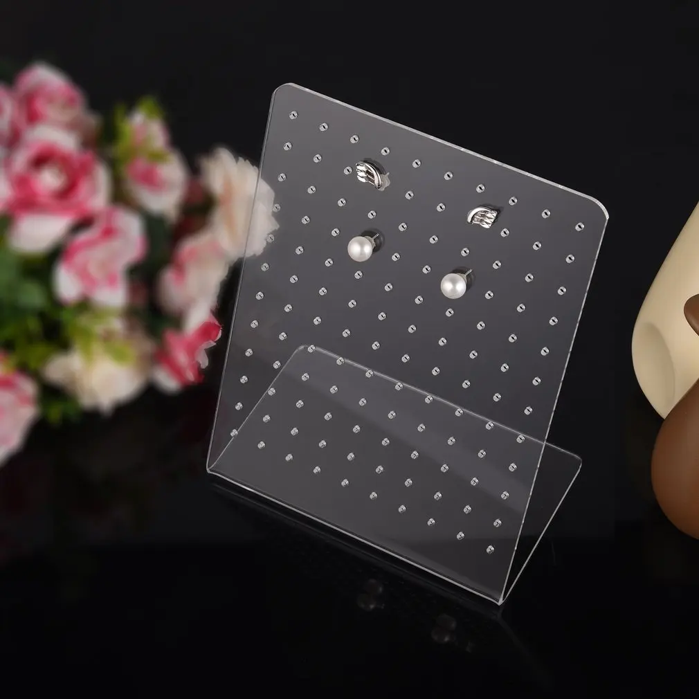 3pcs/Pack 120 Holes Earrings Display Clear Plexiglass Stand Holder Showcase Rack Ear Studs Organizer Jewelry Show Case
3pcs/Pack 120 Holes Earrings Display Clear Plexiglass Stand Holder Showcase Rack Ear Studs Organizer Jewelry Show Case