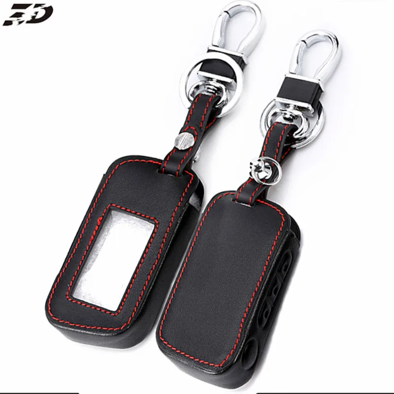 Leather Car Remote Key Case Cover with Keychain Key Protector for Starline A93 A63 Two Way Car Alarm
Leather Car Remote Key Case Cover with Keychain Key Protector for Starline A93 A63 Two Way Car Alarm