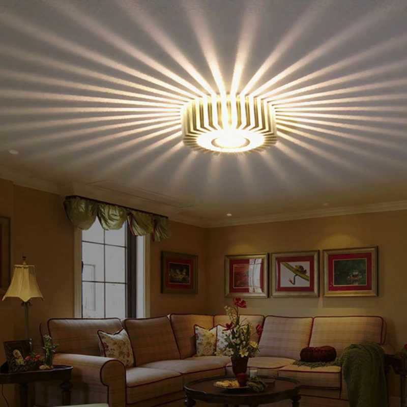 Compare S On Hall Ceiling Light Online Ping Low Home Led 3w Hall Light Walkway Porch Decor Ceiling Lamp Sun Flower Creative Lights