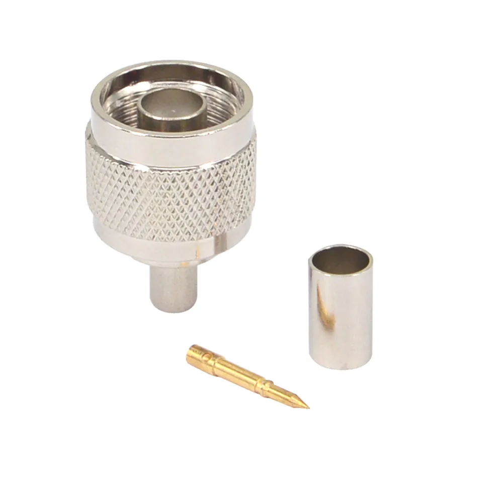 N-Type Male Connector 50-5 N Connector RF Coaxial Connector for LMR300 5D-FB cable N-50J-5 RF Coaxial Connector
N-Type Male Connector 50-5 N Connector RF Coaxial Connector for LMR300 5D-FB cable N-50J-5 RF Coaxial Connector