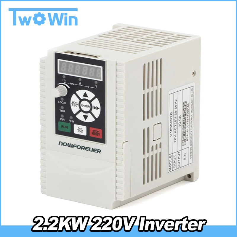 2.2KW 220V 1HP Variable Frequency Drive VFD Inverter Output 3 phase 400Hz 10A Inverter
2.2KW 220V 1HP Variable Frequency Drive VFD Inverter Output 3 phase 400Hz 10A Inverter