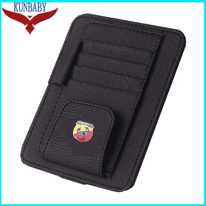 Geniune Eye Glasses Card Bill Pen Holder Clip Car Accessory Sun Visor Sunglasses Credit Card Cover For Abarth Car Styling
Geniune Eye Glasses Card Bill Pen Holder Clip Car Accessory Sun Visor Sunglasses Credit Card Cover For Abarth Car Styling
