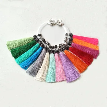 5 Pair cotton Silk Tassel Cord Dangle Hook Earrings,Pave Rhinestone Tassel Jewelry,For Women Bohemia Earrings ER139
5 Pair cotton Silk Tassel Cord Dangle Hook Earrings,Pave Rhinestone Tassel Jewelry,For Women Bohemia Earrings ER139