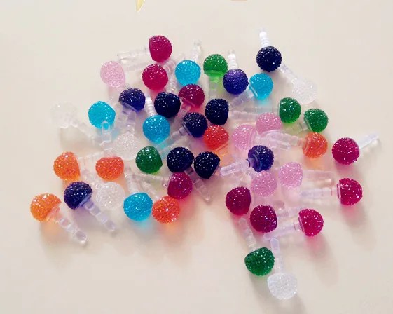 wholesale 100pcs/lot jelly resin spherical anti dust plug for cell phone candy color universal 3.5mm ear jack headphone cap
wholesale 100pcs/lot jelly resin spherical anti dust plug for cell phone candy color universal 3.5mm ear jack headphone cap