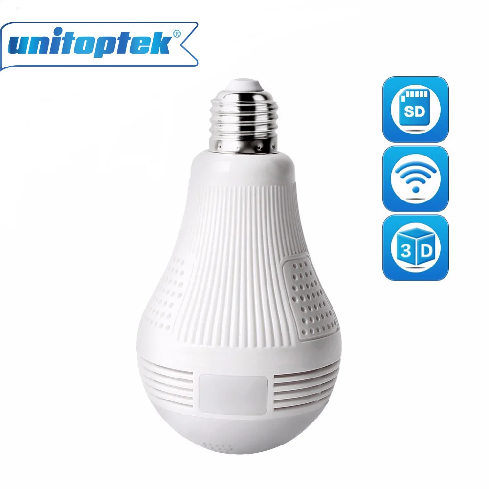 Security 960P Fisheye Panoramic WIFI Wireless P2P Network IP Camera LED Bulb Light Home Security System For IOS Android
Security 960P Fisheye Panoramic WIFI Wireless P2P Network IP Camera LED Bulb Light Home Security System For IOS Android