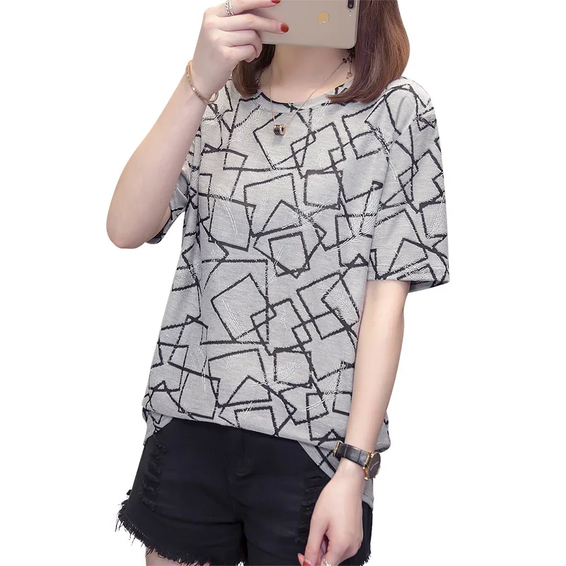 Nkandby Plus Size Plaid T-shirts Women Silver Feather Tshirt 2019 Summer Short Sleeve Ladies Tops Tees Shirt Femme Vogue Ulzzang
Nkandby Plus Size Plaid T-shirts Women Silver Feather Tshirt 2019 Summer Short Sleeve Ladies Tops Tees Shirt Femme Vogue Ulzzang