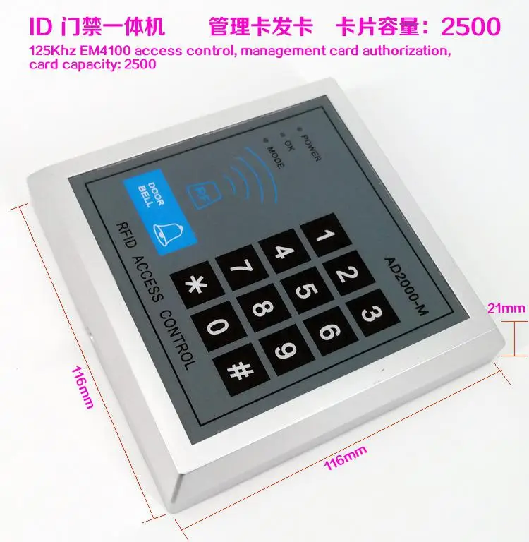 BEESCLOVER RFID Access Control System Device Machine Security Proximity Entry Door Lock r20
BEESCLOVER RFID Access Control System Device Machine Security Proximity Entry Door Lock r20