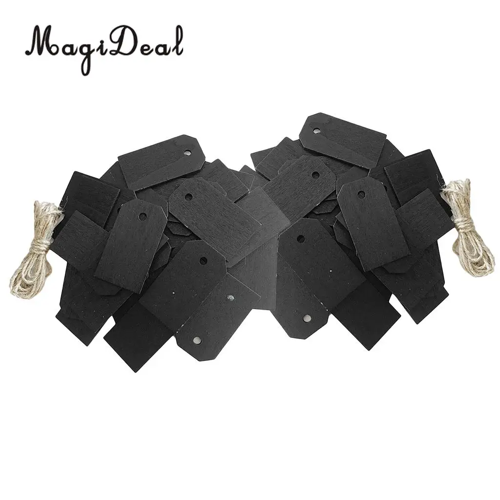 50x Blank Wood Blackboard Wooden Gift Tags Hanging Label Plaque Wedding Party Christmas Chalkboard Message Board 56x31mm
50x Blank Wood Blackboard Wooden Gift Tags Hanging Label Plaque Wedding Party Christmas Chalkboard Message Board 56x31mm