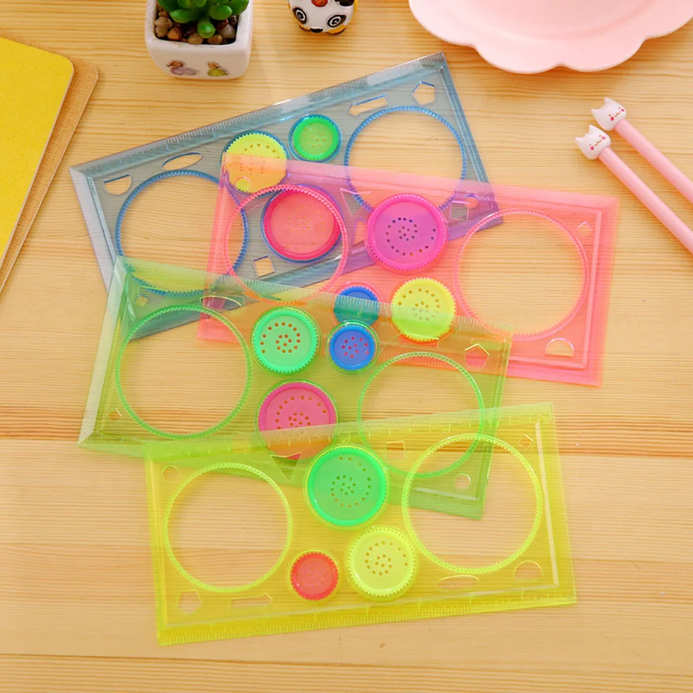 Multi-function Ruler Creative Transparent Geometric Ruler Student Drawing Ruler Random Color
Multi-function Ruler Creative Transparent Geometric Ruler Student Drawing Ruler Random Color