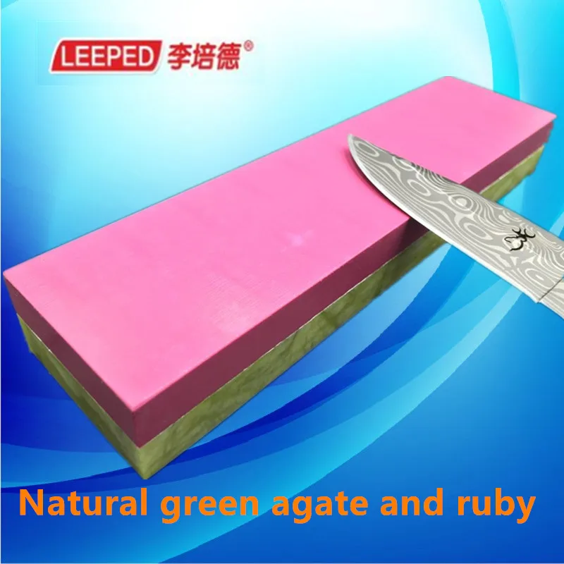 Leeped 10000/3000 Grit Double Sides Professional Natural Green Agate And Ruby Knife For Sharpener Whetstone Sharpening Stones
Leeped 10000/3000 Grit Double Sides Professional Natural Green Agate And Ruby Knife For Sharpener Whetstone Sharpening Stones