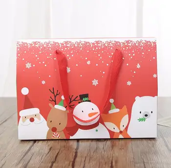 Christmas Snowman gift box packaging bags with handdle Kid gift paper portable bags for Christmas party supplies
Christmas Snowman gift box packaging bags with handdle Kid gift paper portable bags for Christmas party supplies