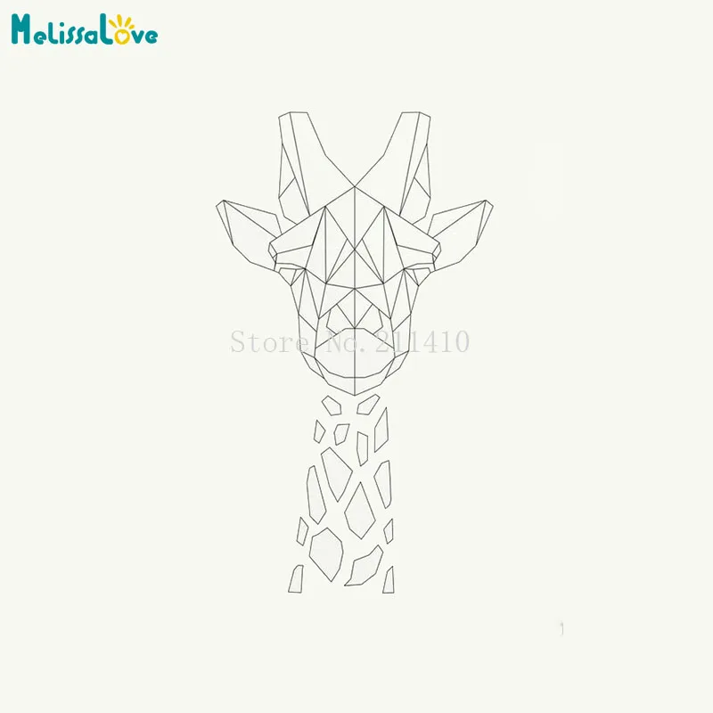 New Design Geometric Giraffe Wall Sticker For Kids Baby Room Decals Vinyl Removable Wall Decal Art Murals Unique Gift YY819
New Design Geometric Giraffe Wall Sticker For Kids Baby Room Decals Vinyl Removable Wall Decal Art Murals Unique Gift YY819