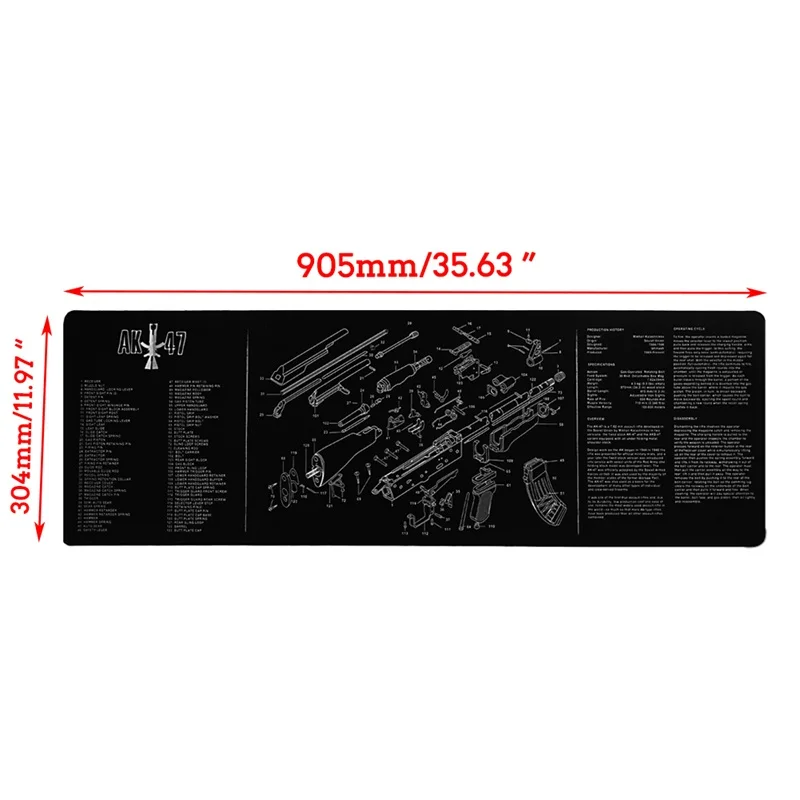 AR47 Gun Cleaning Bench Mat (5)