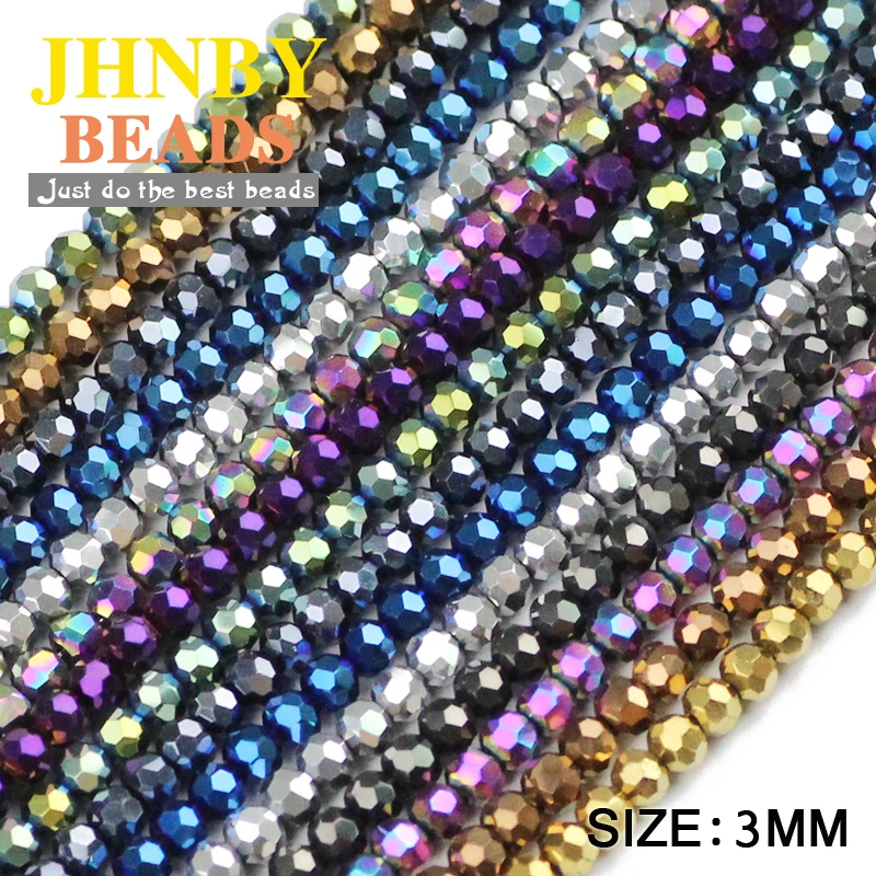JHNBY Football Faceted shape Austrian crystal 200pcs 3mm plated color Round Loose beads Jewelry bracelet accessories making DIY
JHNBY Football Faceted shape Austrian crystal 200pcs 3mm plated color Round Loose beads Jewelry bracelet accessories making DIY