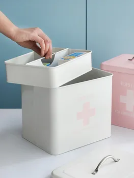 Half-room Tieyi Household Medical Box Creative First Aid Box Multifunctional Double-deck Receiving Box Storage Box Portable Medi
Half-room Tieyi Household Medical Box Creative First Aid Box Multifunctional Double-deck Receiving Box Storage Box Portable Medi