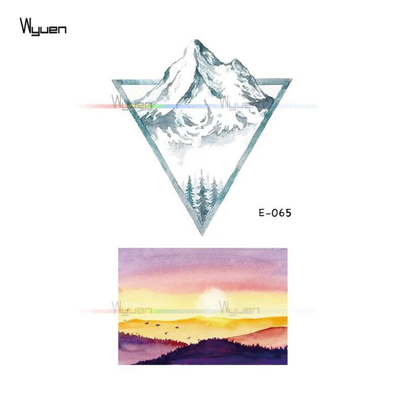 Wyuen Tree Sun Waterproof Temporary Tattoos on The Body Art Watercolor Hill Fake Tattoo Stickers Adult Men Woman Arm Hand E-065
Wyuen Tree Sun Waterproof Temporary Tattoos on The Body Art Watercolor Hill Fake Tattoo Stickers Adult Men Woman Arm Hand E-065