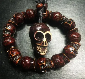 FREE SHIPPING pair Imitate Engrave Skull Skeleton Necklace Tibetan Carving Skull bracelet
FREE SHIPPING pair Imitate Engrave Skull Skeleton Necklace Tibetan Carving Skull bracelet