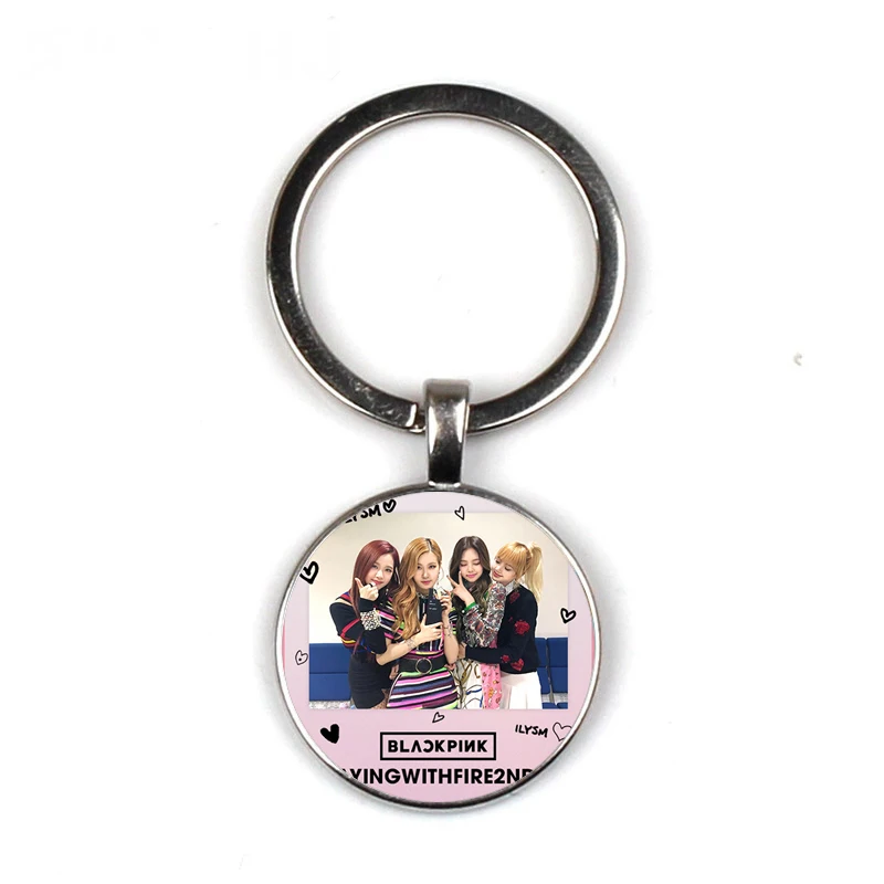 Blackpink Korean women's group exquisite time glass silver keychain fashion bag car key chain handmade photo
Blackpink Korean women's group exquisite time glass silver keychain fashion bag car key chain handmade photo
