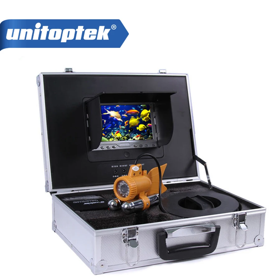 7 inch TFT LCD Fishing Camera Kit Fish Finder HD SONY 650TVL CCD Underwater Video Camera System With white light 20m Cable
7 inch TFT LCD Fishing Camera Kit Fish Finder HD SONY 650TVL CCD Underwater Video Camera System With white light 20m Cable