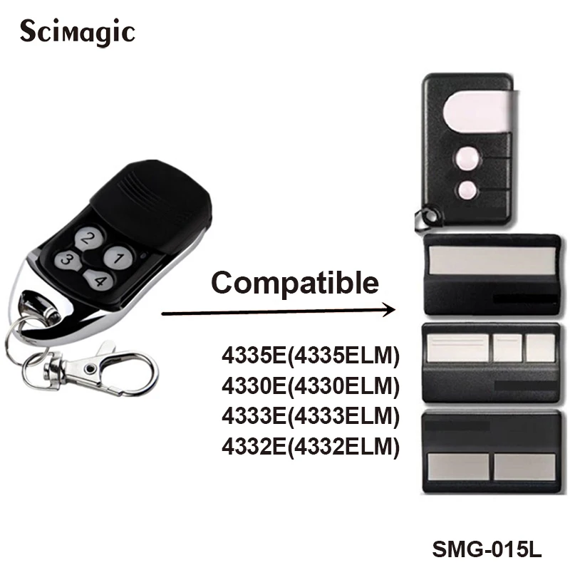 Liftmaster Chamberlain Motorlift 4335E compatible garage door Rolling Code Remote Control 12V 27A
Liftmaster Chamberlain Motorlift 4335E compatible garage door Rolling Code Remote Control 12V 27A