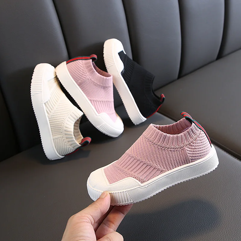 Спортивная обувь для мальчиков и девочек дышащие кроссовки с сеточкой осень 2019 |
