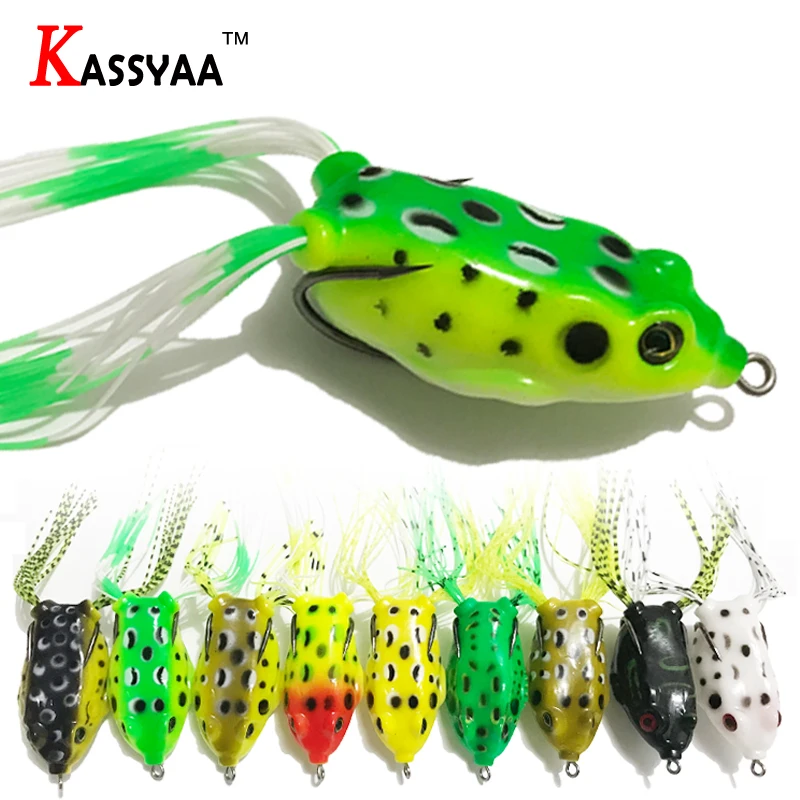 KASSYAA Big Frog Lure Top Water Fishing Soft Bait Hollow Live Life 3D Quality Tube Baits Breble Hooks Plastic Bait KXY036/37
KASSYAA Big Frog Lure Top Water Fishing Soft Bait Hollow Live Life 3D Quality Tube Baits Breble Hooks Plastic Bait KXY036/37