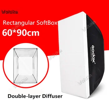 Godox 60*90cm softbox double-layer soft light cloth fabric Bowen Film and television lamp Flash Accessories NO00DG T03
Godox 60*90cm softbox double-layer soft light cloth fabric Bowen Film and television lamp Flash Accessories NO00DG T03
