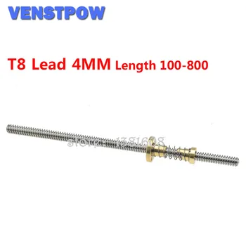 1SET Length 100 to 800 Lead 4MM T8 Guide with Anti-backlash Spring loaded Nut for CNC 3D Printer
1SET Length 100 to 800 Lead 4MM T8 Guide with Anti-backlash Spring loaded Nut for CNC 3D Printer