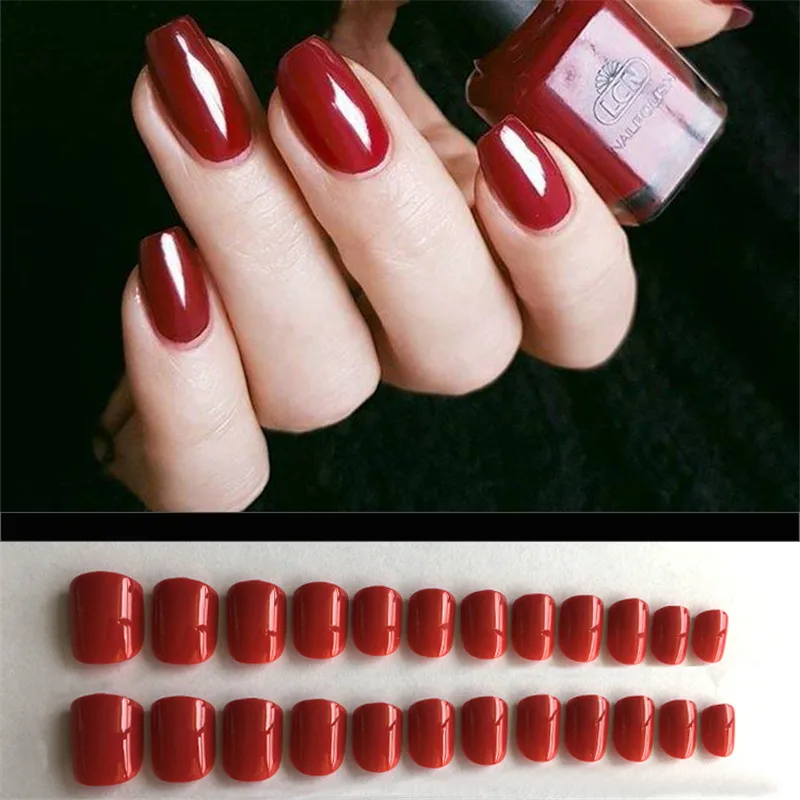 Short False Nail with Glue Fake Nails UV Artificial Nail Art Decorations Manicure
Short False Nail with Glue Fake Nails UV Artificial Nail Art Decorations Manicure