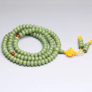BRO685 Buddist 108 Bodhi Seeds Prayer Beads Mala 8X6mm Green Talipot Palm Bodhi Bracelet
BRO685 Buddist 108 Bodhi Seeds Prayer Beads Mala 8X6mm Green Talipot Palm Bodhi Bracelet