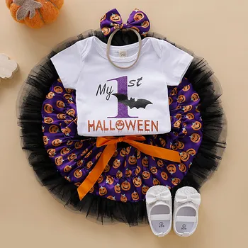 New Cute Newborn Baby Princess Clothes Kids Baby Girls Halloween Letter Romper Pumpkin Print Skirts HairBand Outfits 3Pcs Set
New Cute Newborn Baby Princess Clothes Kids Baby Girls Halloween Letter Romper Pumpkin Print Skirts HairBand Outfits 3Pcs Set