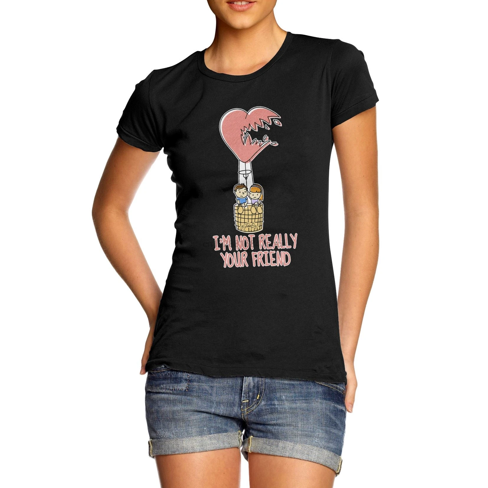 Twisted Envy Womens IM Not Really Your Friend T-Shirt Cartoon t shirt men Unisex New Fashion tshirt free shipping funny tops
Twisted Envy Womens IM Not Really Your Friend T-Shirt Cartoon t shirt men Unisex New Fashion tshirt free shipping funny tops
