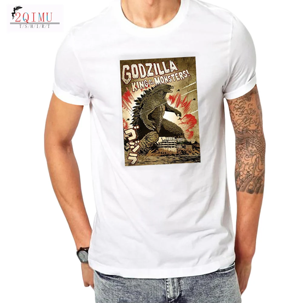 2QIMU 2019 Fashion Short Sleeve T-Shirt Movie Godzilla King of the Monsters 3D Tees Mens Cartoon Pattern Casual O-Neck T-Shirt
2QIMU 2019 Fashion Short Sleeve T-Shirt Movie Godzilla King of the Monsters 3D Tees Mens Cartoon Pattern Casual O-Neck T-Shirt