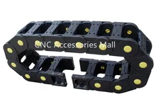 1 meter 25 103 Towline Enhanced Bridge type Drag Chain with End Connectors for CNC Router
