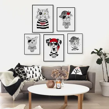 Retro Vintage Pirate Anmial Cat Dog Pet A4 Art Prints Poster Hippie Wall Pictures Canvas Painting No Framed Kids Room Home Decor
Retro Vintage Pirate Anmial Cat Dog Pet A4 Art Prints Poster Hippie Wall Pictures Canvas Painting No Framed Kids Room Home Decor
