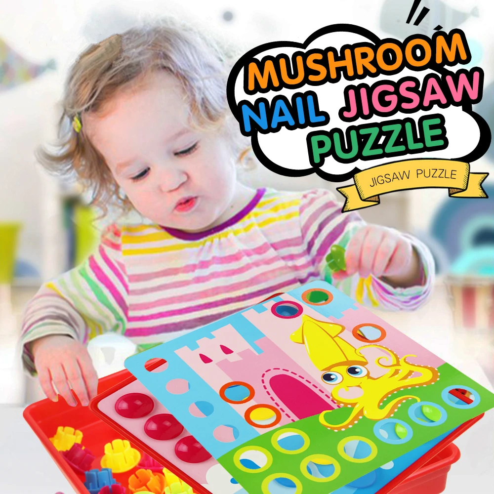 3D Puzzles Toys for Children Creative Mosaic Mushroom Nail Kit Buttons Art Assembly Marine Life Educational Toys Mosaic \
3D Puzzles Toys for Children Creative Mosaic Mushroom Nail Kit Buttons Art Assembly Marine Life Educational Toys Mosaic \