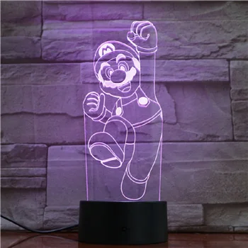 Happy Super Mario 3D 7 Color Led Night Lamps For Kids Touch Led Usb Table Lampara Lampe Baby Sleeping Nightlight Drop Ship
Happy Super Mario 3D 7 Color Led Night Lamps For Kids Touch Led Usb Table Lampara Lampe Baby Sleeping Nightlight Drop Ship