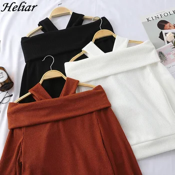 HELIAR Women Knitted Blouse Off Shoulder Slim Elastic Long Sleeve Spring Tops Vintage Sexy Blouse Shirt Office Lady Black Blouse
HELIAR Women Knitted Blouse Off Shoulder Slim Elastic Long Sleeve Spring Tops Vintage Sexy Blouse Shirt Office Lady Black Blouse