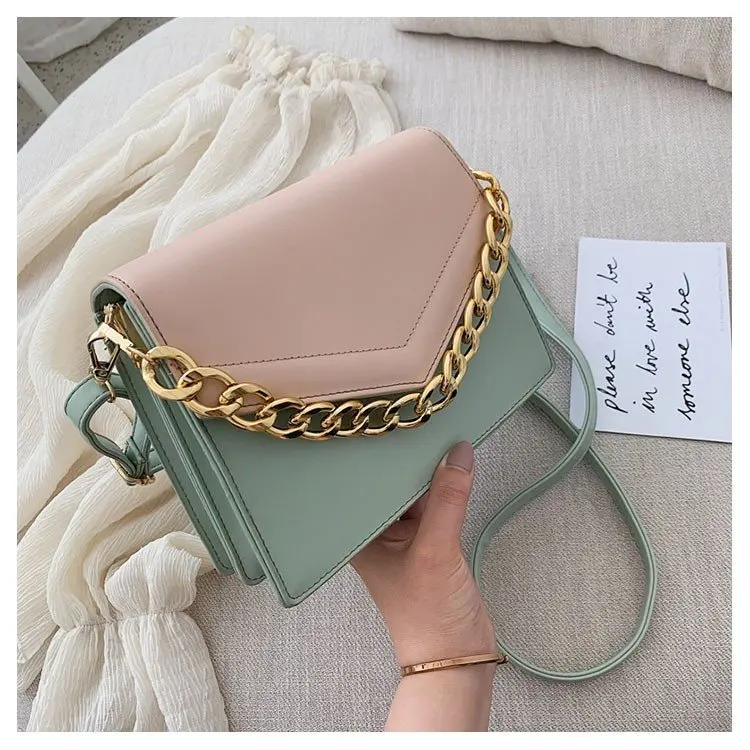 2019 new women bags crossbody bags pu leather luxury designer handbags Summer color contrast fashion small fresh bag
2019 new women bags crossbody bags pu leather luxury designer handbags Summer color contrast fashion small fresh bag