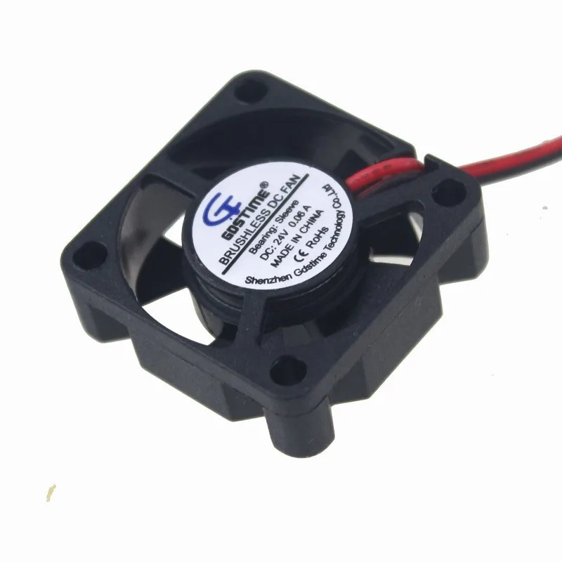 100 Pieces Gdstime 2pin 2.0 3cm 30x30x10mm 3010 24V High Quality DC Cooler Cooling Fan 30mm x 10mm
100 Pieces Gdstime 2pin 2.0 3cm 30x30x10mm 3010 24V High Quality DC Cooler Cooling Fan 30mm x 10mm