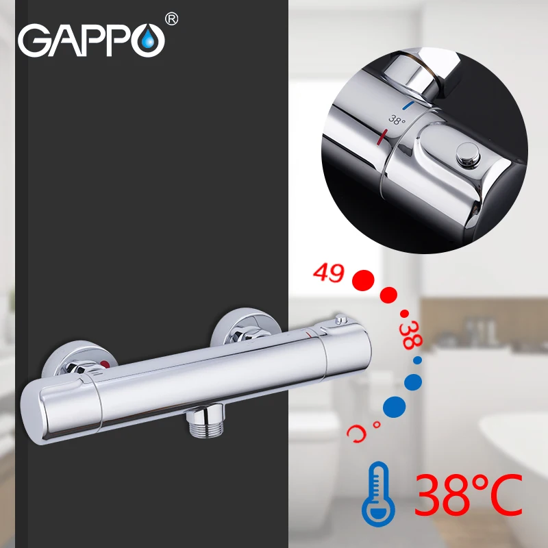 

GAPPO Bathtub Faucets Thermostatic Bath Tapware Bath Mixer with Thermostat Wall Mounted Waterfall Tub Faucet Griferia