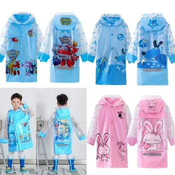 Children Cartoon Print Rainwear Inflatable Cap Siamese Raincoat for Child Waterproof Rain Coat Reflective Strip Safe Super Wings
Children Cartoon Print Rainwear Inflatable Cap Siamese Raincoat for Child Waterproof Rain Coat Reflective Strip Safe Super Wings