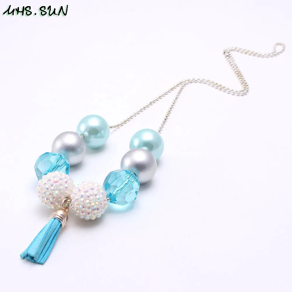 MHS.SUN New Cute baby chunky bubblegum necklace 1pc/lot kids girls tassel pendant necklace for children jewelry birthday gift
MHS.SUN New Cute baby chunky bubblegum necklace 1pc/lot kids girls tassel pendant necklace for children jewelry birthday gift