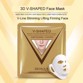 100pcs BIOAQUA 3D V-shaped Face Mask Silk Fibroin Lifting Firming Moist Whitening Facial Mask Beauty Skin Care Sheet Mask
100pcs BIOAQUA 3D V-shaped Face Mask Silk Fibroin Lifting Firming Moist Whitening Facial Mask Beauty Skin Care Sheet Mask